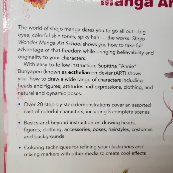 BOOK Shojo Wonder Manga Art School by Supittha "Annie" Bunyapen - Picture 4 of 4